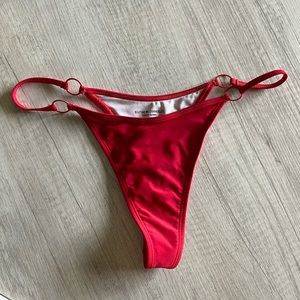 Red Boutine LA bikini Bottoms